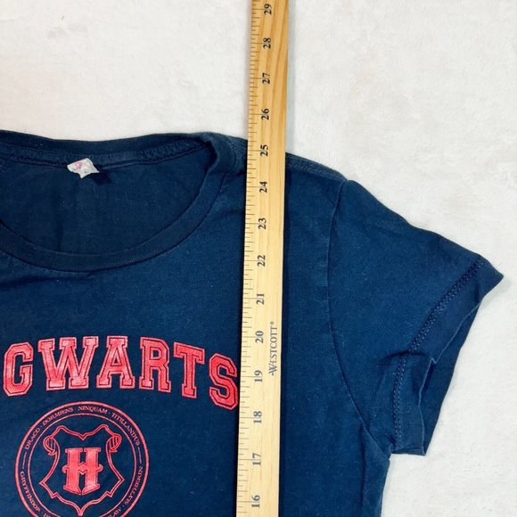 Hogwarts Alumni Alstyle Apparel & Activewear Women's L Dark Blue T-Shirt - Picture 8 of 9